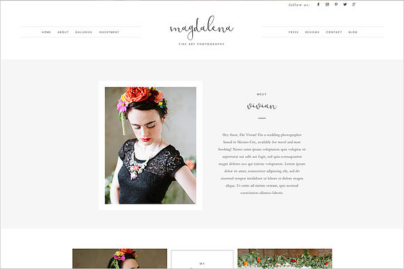 Magdalena ProPhoto 7 Template in Website Templates - product preview 8