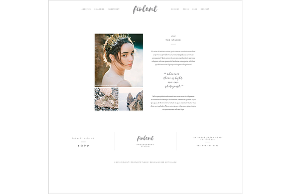 Fiolent ProPhoto 7 Template in Website Templates - product preview 3