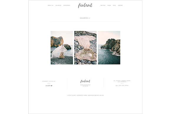 Fiolent ProPhoto 7 Template in Website Templates - product preview 4