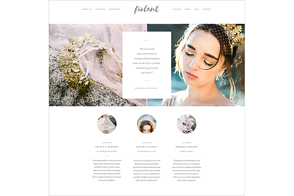 Fiolent ProPhoto 7 Template in Website Templates - product preview 6