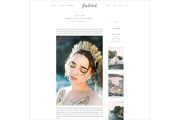 Fiolent ProPhoto 7 Template in Website Templates - product preview 7