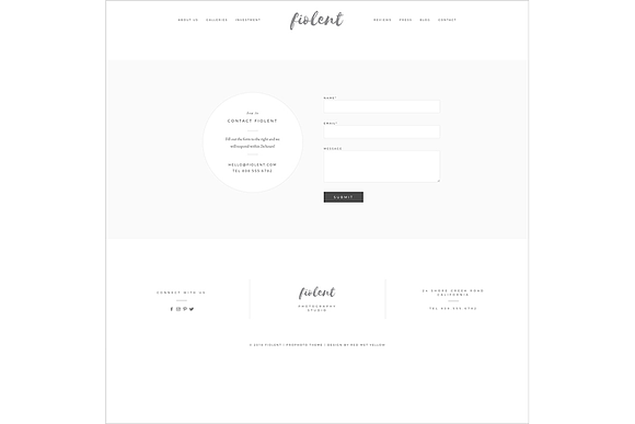 Fiolent ProPhoto 7 Template in Website Templates - product preview 8