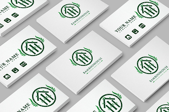 Bamboo House Logo in Logo Templates - product preview 1