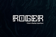 ROGER - Display typeface