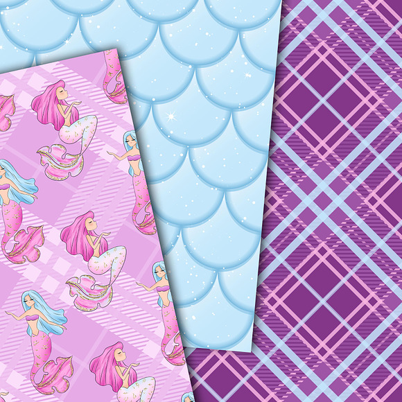 Mermaid patterns in Patterns - product preview 2