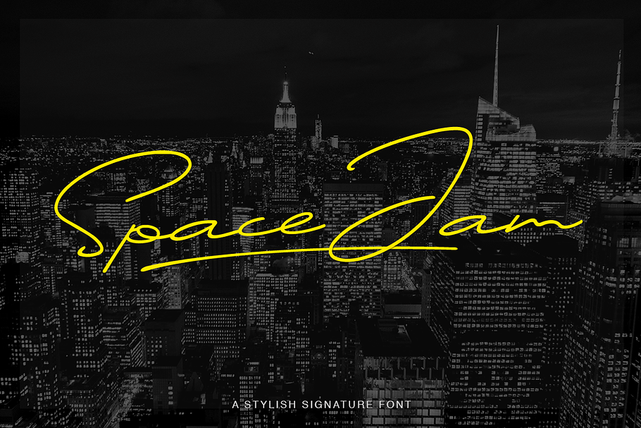 Space Jam in Script Fonts - product preview 8