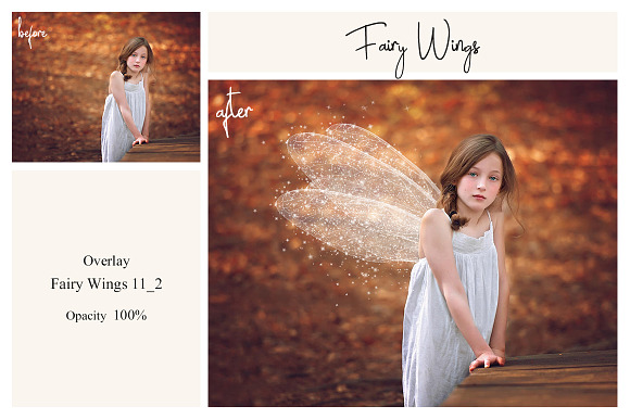 40 Fairy Wings PS Overlays in Photoshop Layer Styles - product preview 5
