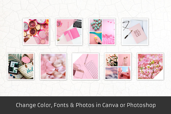 Pink - 18 Instagram Templates in Instagram Templates - product preview 2