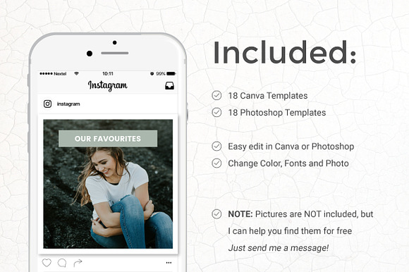Green - 18 Instagram Templates in Instagram Templates - product preview 1