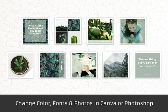 Green - 18 Instagram Templates in Instagram Templates - product preview 3