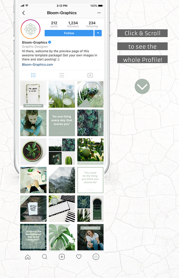 Green - 18 Instagram Templates in Instagram Templates - product preview 5
