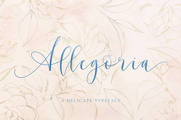 Allegoria - Elegant Calligraphy Font