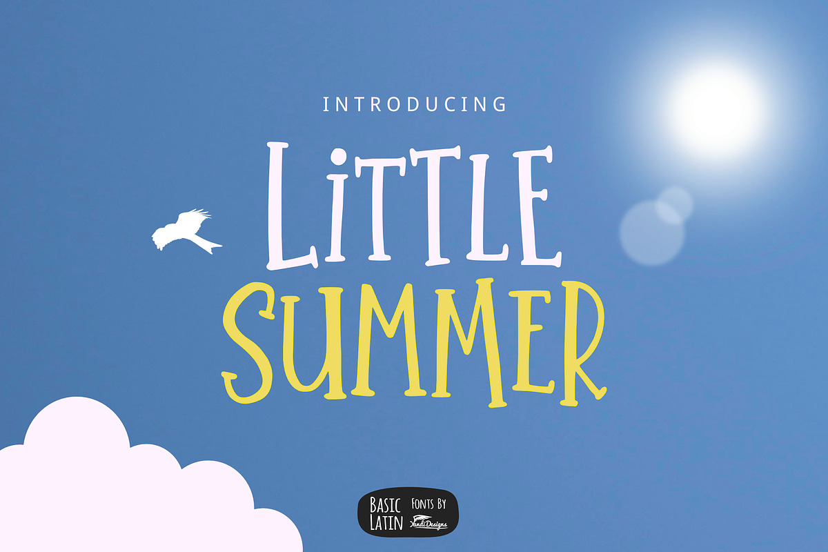Little Summer Cute Font in Serif Fonts - product preview 8