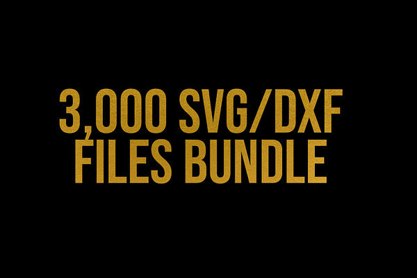 3,000+ svg cricut files bundle
