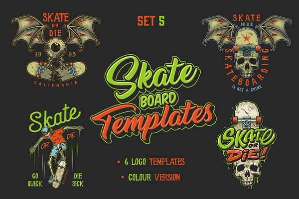 Skateboard templates