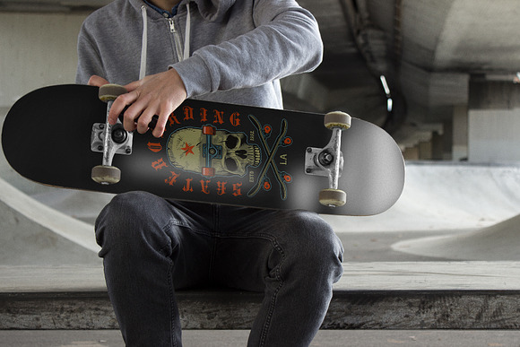 Skateboard templates in Templates - product preview 5