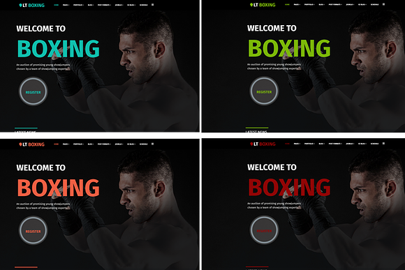LT Boxing Onepage Joomla in Joomla Themes - product preview 1