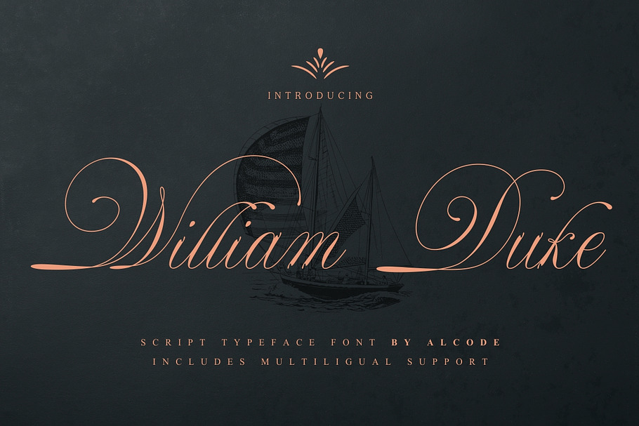 William Duke in Script Fonts - product preview 8