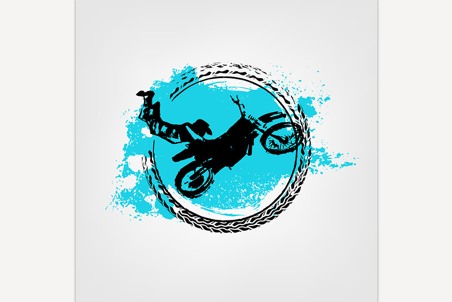 Flying Motorcycle Element in Illustrations - product preview 8