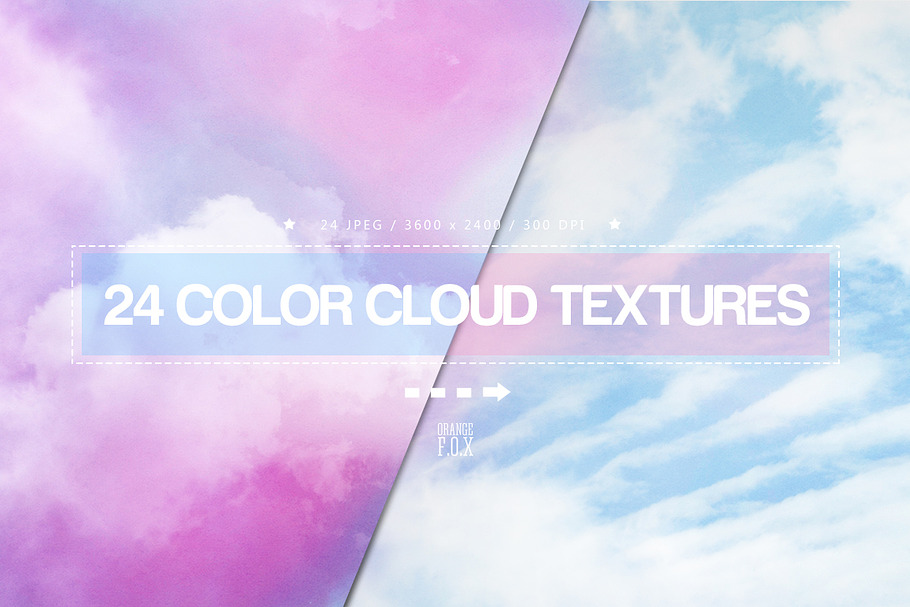 24 Color Cloud Textures