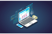 Online finance analytics banner
