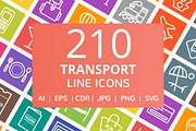 210 Transport Line Icons