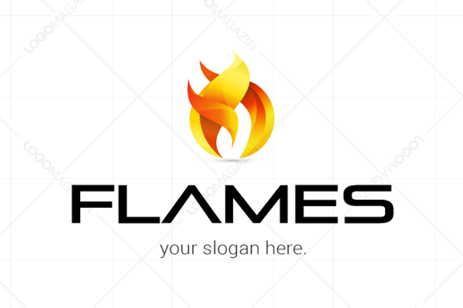 Flames - Modern Logo Template in Logo Templates - product preview 8