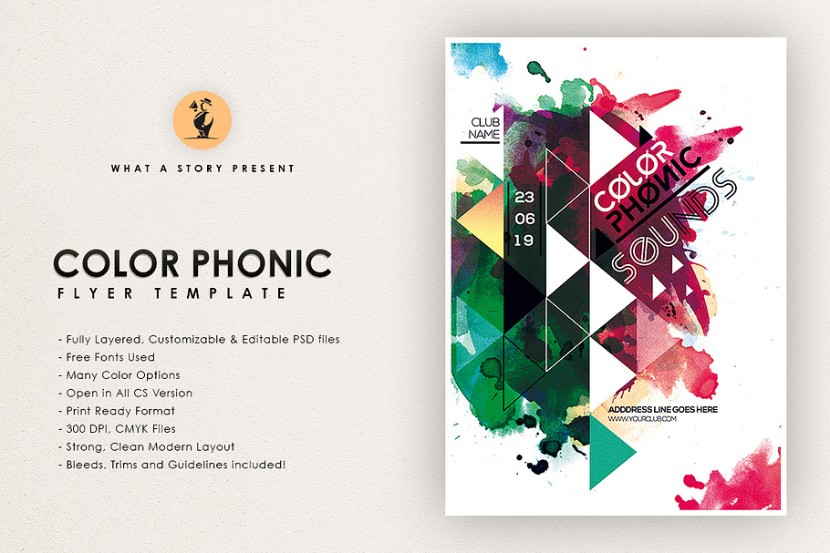 Color phonic in Flyer Templates - product preview 8