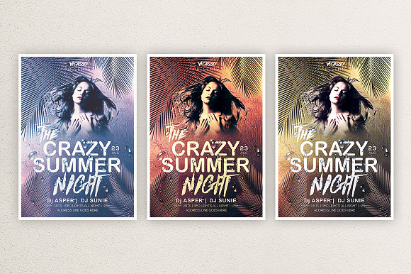 Crazy Summer in Flyer Templates - product preview 2