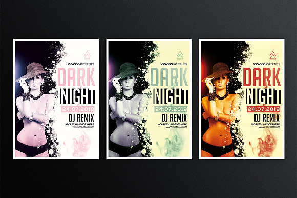 Dark Night in Flyer Templates - product preview 2