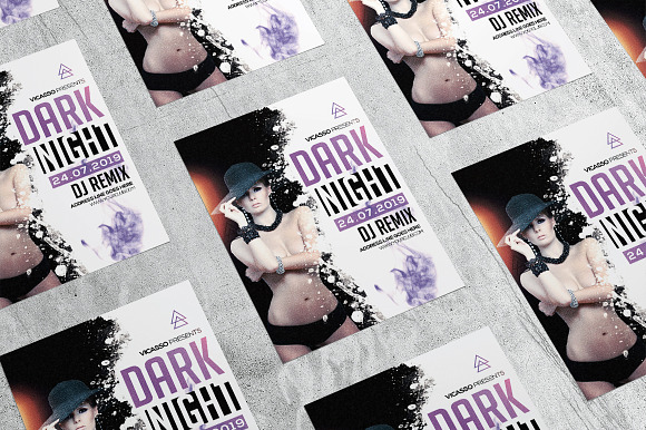 Dark Night in Flyer Templates - product preview 3
