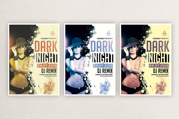 Dark Night in Flyer Templates - product preview 4