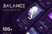 Balance Mobile App UI KIT