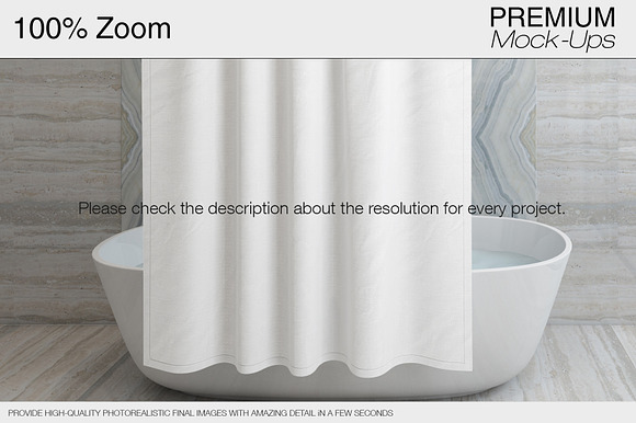 Bath Curtains Collection in Product Mockups - product preview 6