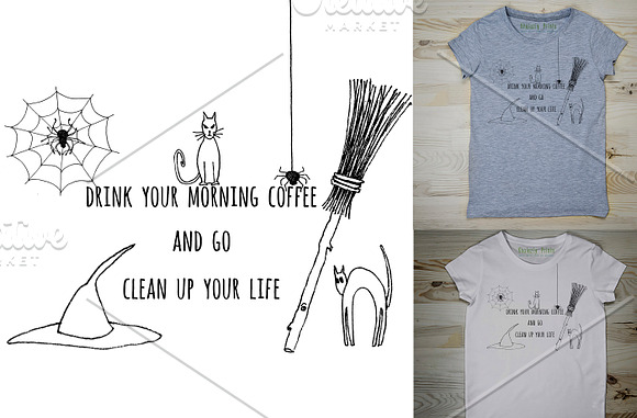 47 T-shirt Designs Bundle Offer in Illustrations - product preview 3