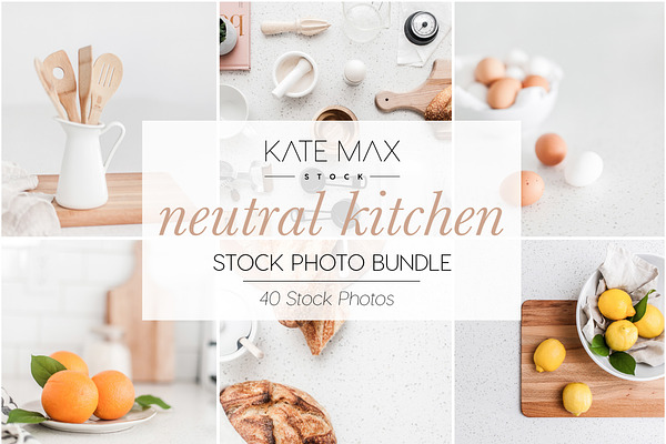 Kitchen Styled Stock Photo Bundle 