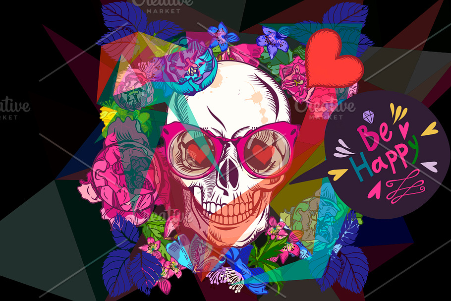 Friendly skull in Illustrations - product preview 8