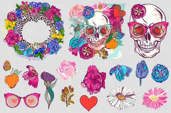 Friendly skull in Illustrations - product preview 4