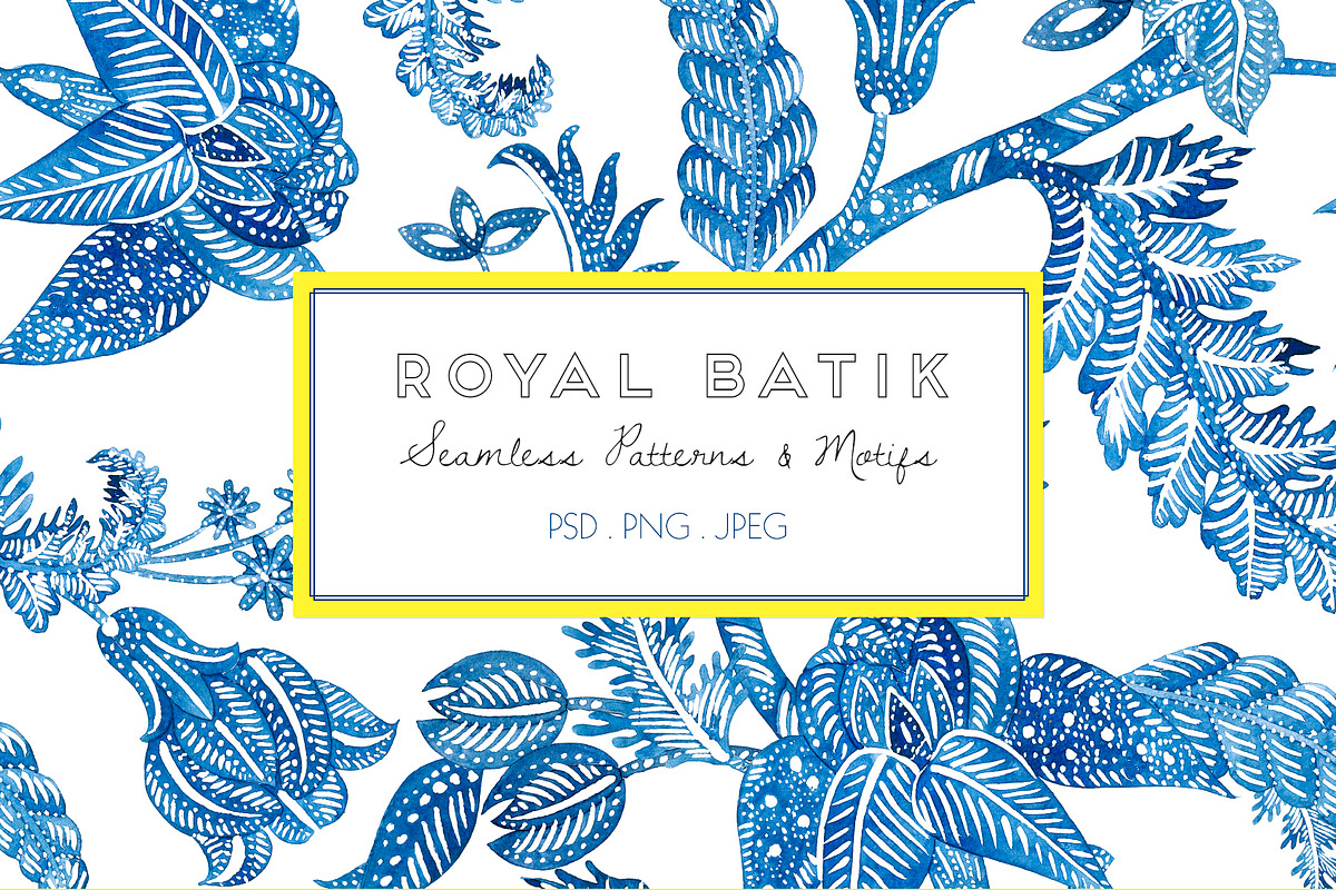 Royal Batik, Seamless Print & Motifs in Patterns - product preview 8