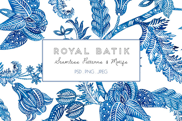 Royal Batik, Seamless Print & Motifs in Patterns - product preview 6