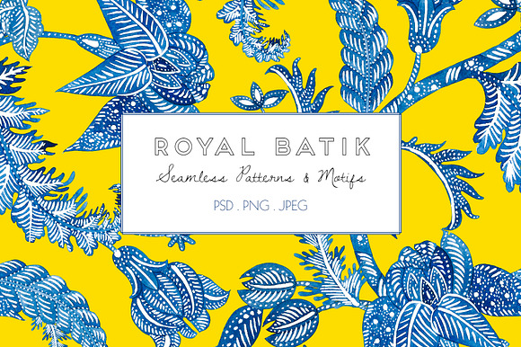 Royal Batik, Seamless Print & Motifs in Patterns - product preview 10