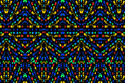 Colorful Polygons Motif Seamless Pat