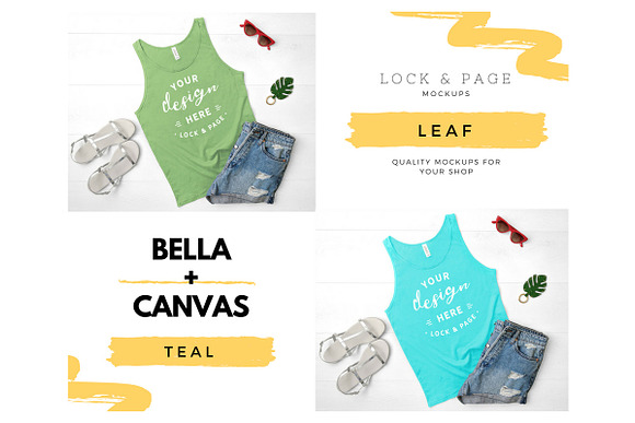 Bella Canvas 3480 Tank Top Mockup V1 in Product Mockups - product preview 1