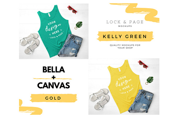Bella Canvas 3480 Tank Top Mockup V1 in Product Mockups - product preview 2