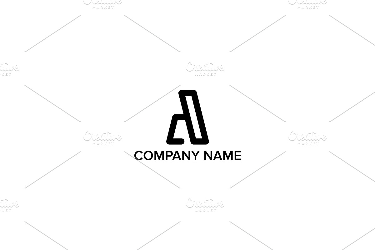 Letter A minimalist logo | Creative Daddy