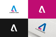 Letter A logo design
