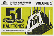 2-Ton Halftones Texture Pack