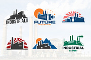 6 Factory Industrial Company Logo
