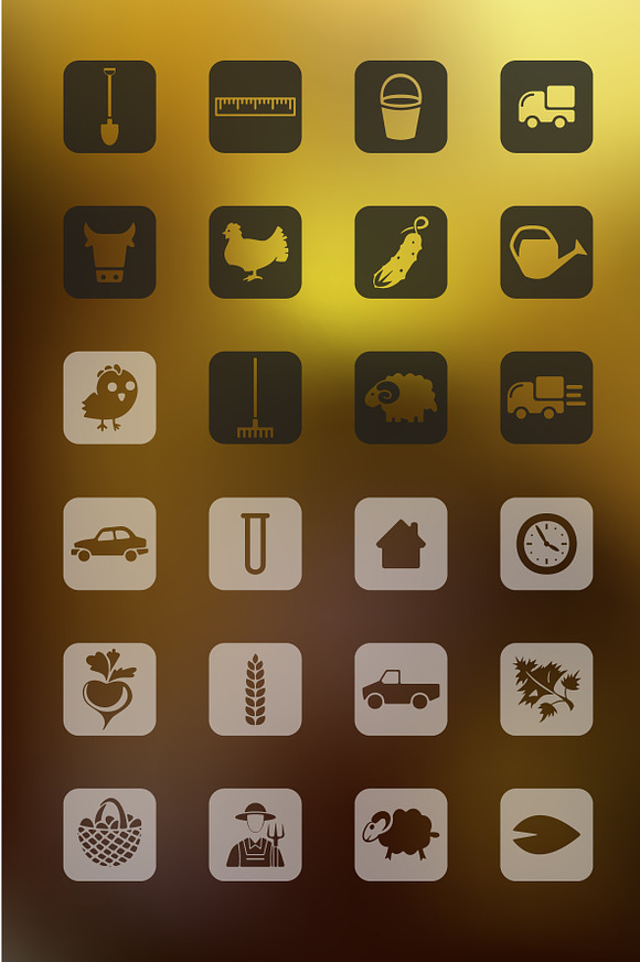 48 AGRICULTURE icons in Graphics - product preview 3
