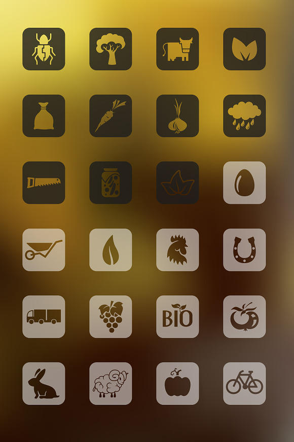 48 AGRICULTURE icons in Graphics - product preview 4